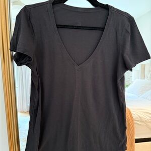 Lululemon Black V-Neck Top